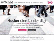 Tablet Screenshot of lund-lund.dk